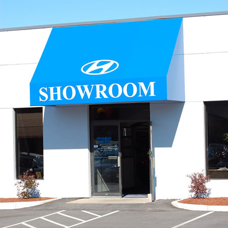 Commercial Showroom Awnings Seattle